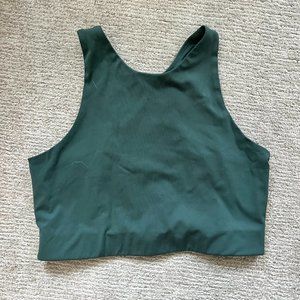 Girlfriend Collective Dylan Tank Bra, Green size XL